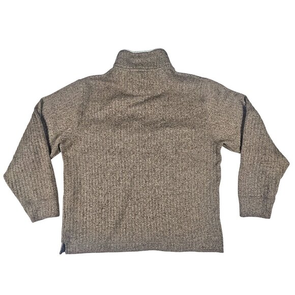 Weatherproof Vintage Sherpa Sweater Large Brown Elbow Patch - Picture 6 of 9